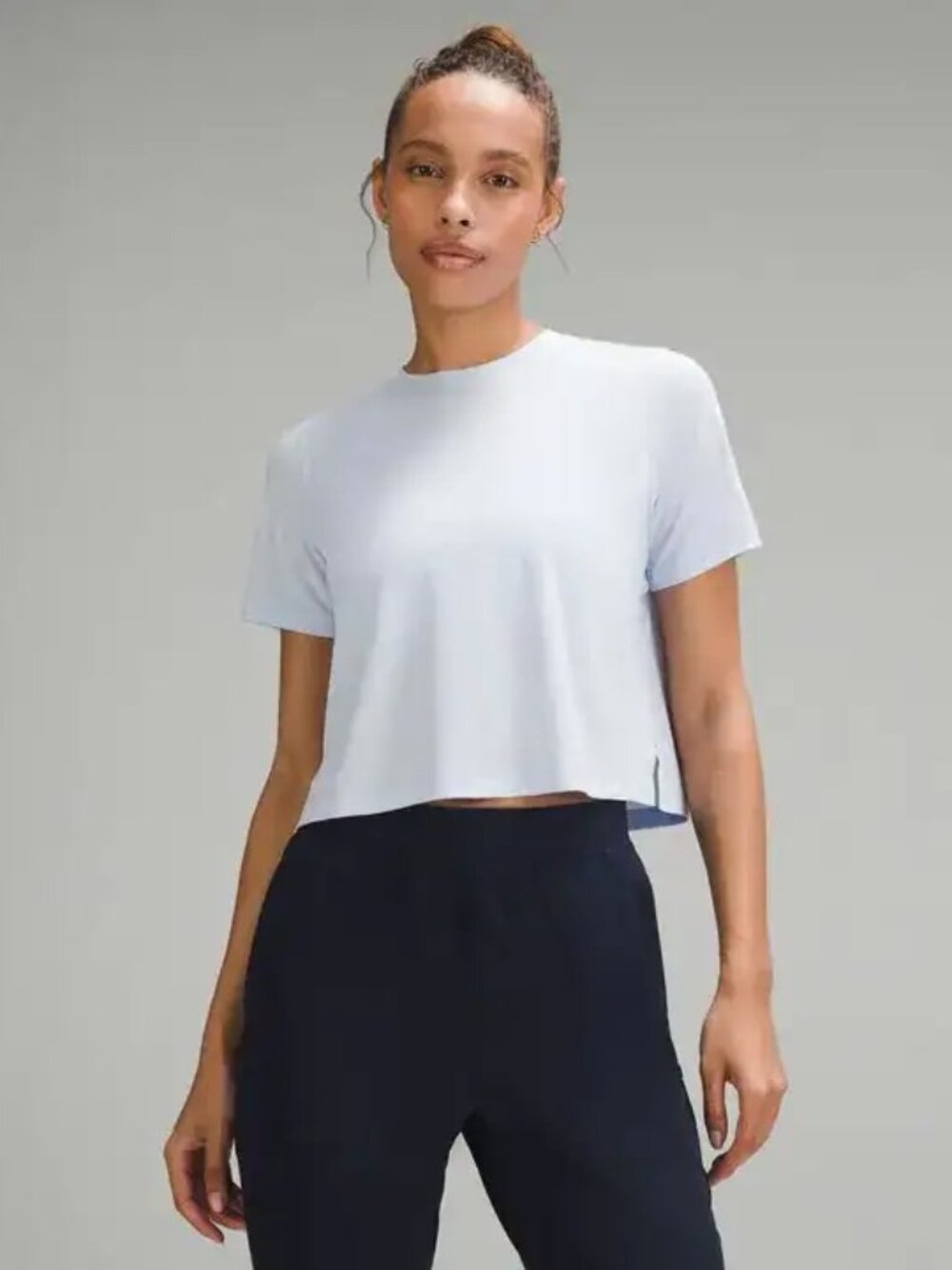 Lululemon | Ultralight Waist-Length T-Shirt, Windmill blue size 4